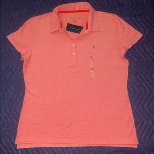 Tommy Hilfiger Women's Coral Button Down Shirt